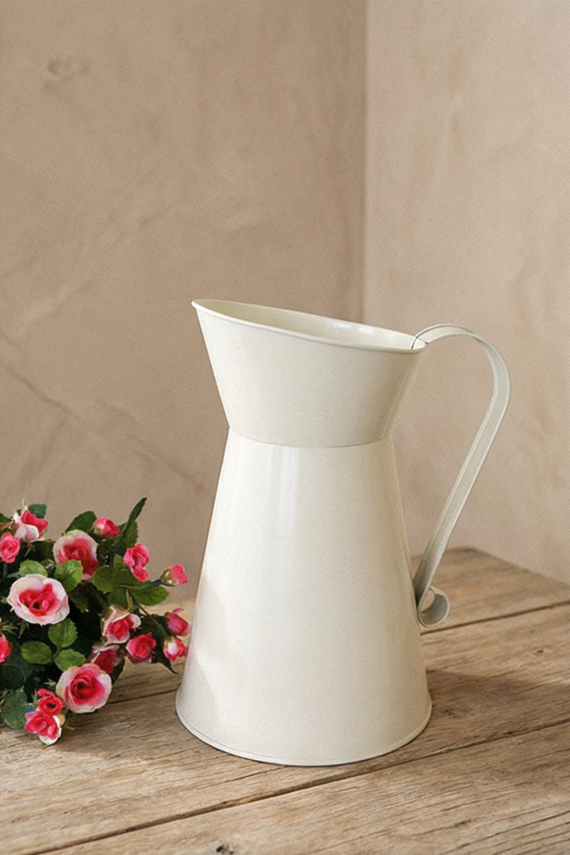 Colette Vintage White Milk Jug