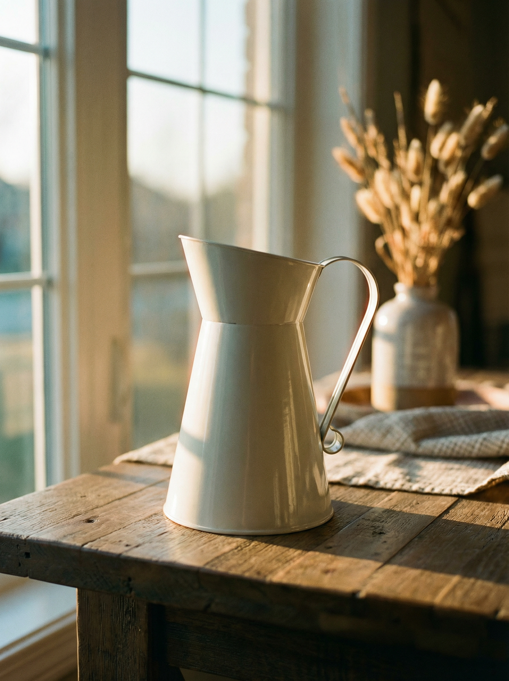 Colette Vintage White Milk Jug