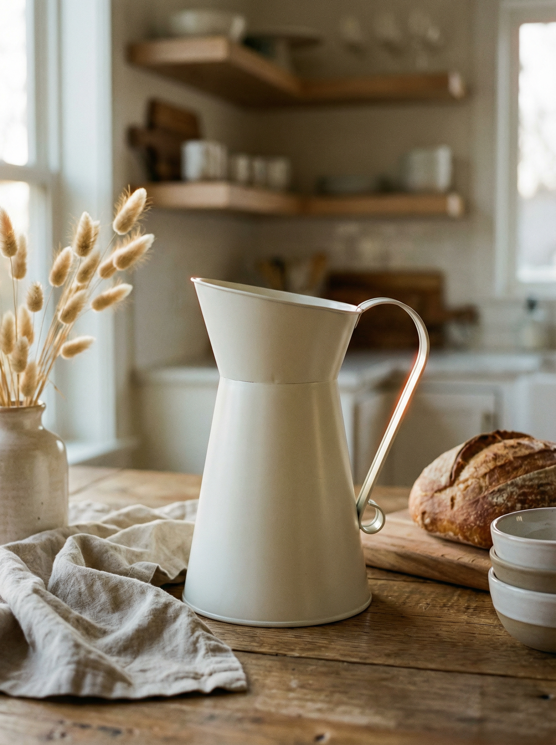 Colette Vintage White Milk Jug