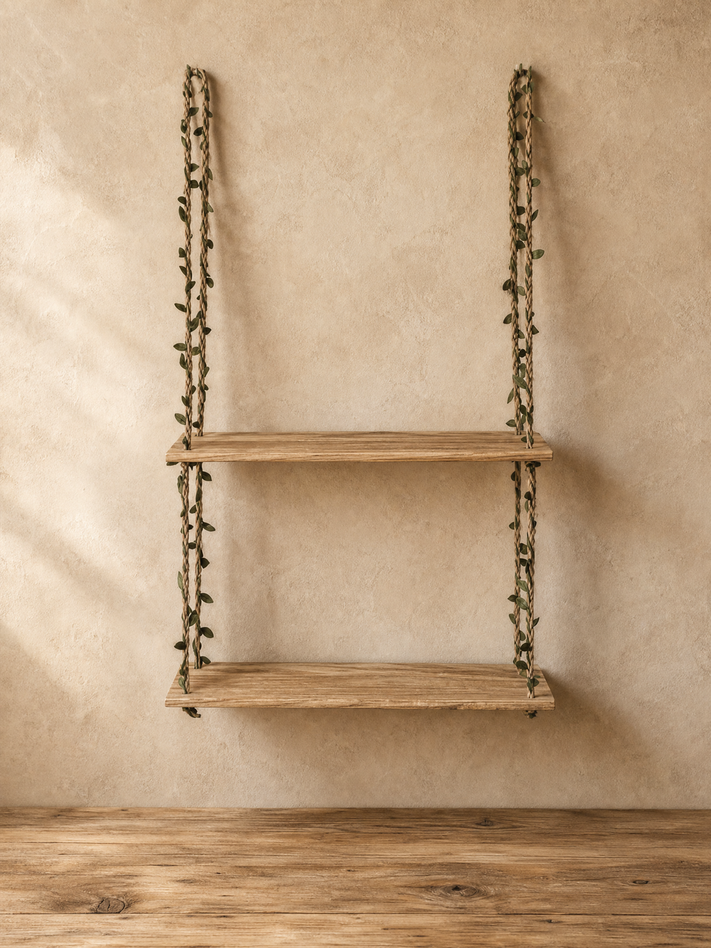Elvira Botanical Vine Hanging Wall Shelf